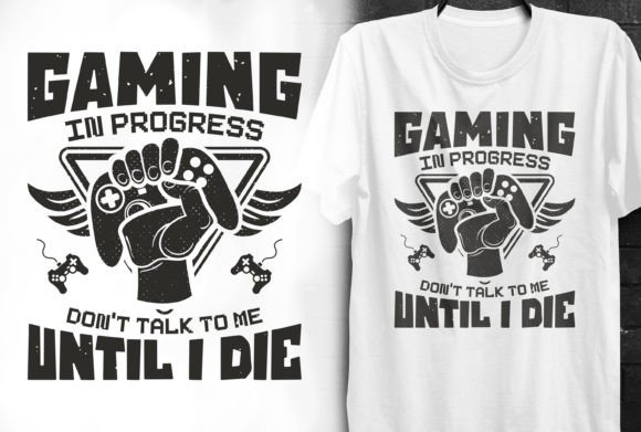 Gaming in Progress: A Closer Look at the Gaming Svg T-shirt Design for Your Creative Projects
