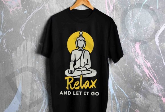 Peace Relax Let It Go Buddhist Svg