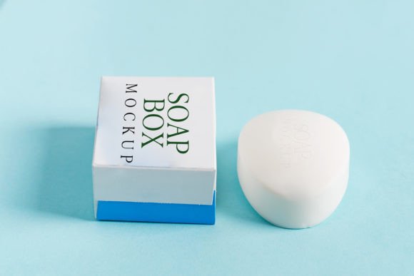 Soap Wrap Box Mock-up Package