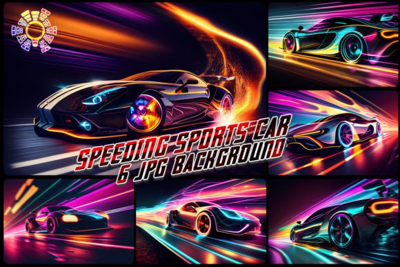Speeding Sports Car Super Car Neon Light: A Strategic Asset for High-Impact Visual Branding