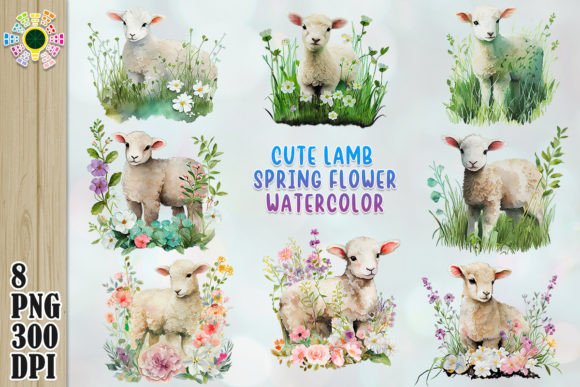 The Strategic Value of High-Quality Digital Assets: Analyzing the 'Cute Lamb in Green Grass Spring Flower' Collection for Professional Designers and Entrepreneurs